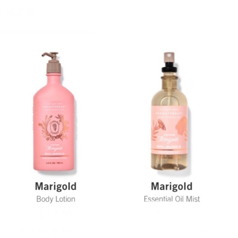 Bath & Body Works BBW AROMATHERAPY SOOTHING MARIGOLD Bundle